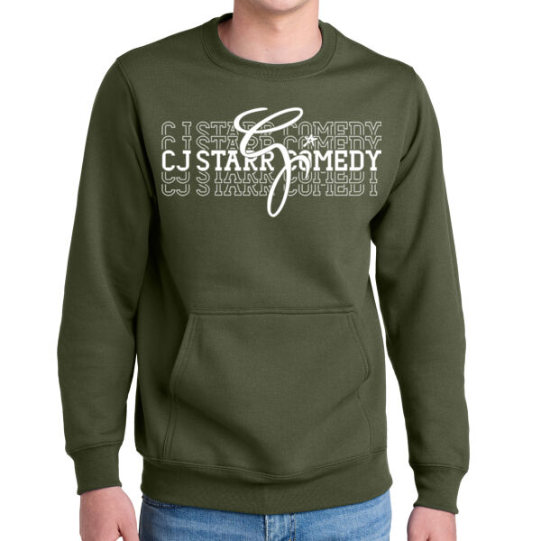Cj Starr Stacked - Core Fleece Crewneck Pocket Sweatshirt Thumbnail