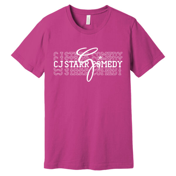 Cj Starr Stacked - Unisex Jersey Short Sleeve Tee Thumbnail