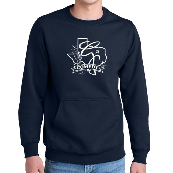 Cj Starr TX 1 sided - Core Fleece Crewneck Pocket Sweatshirt Thumbnail