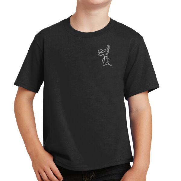 OG Mic with QR code - Youth Fan Favorite Tee Thumbnail