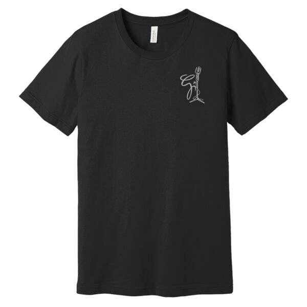 OG Mic with QR code - Unisex Jersey Short Sleeve Tee Thumbnail